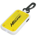 Yellow Rectangle Keychain Flashlight w/ 3 White LED Lights